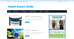 Desktop Screenshot of healthexpertguide.com